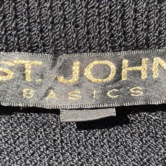 ST. JOHN BASICS knit pencil skirt - black (size 12) - Picture 3 of 4